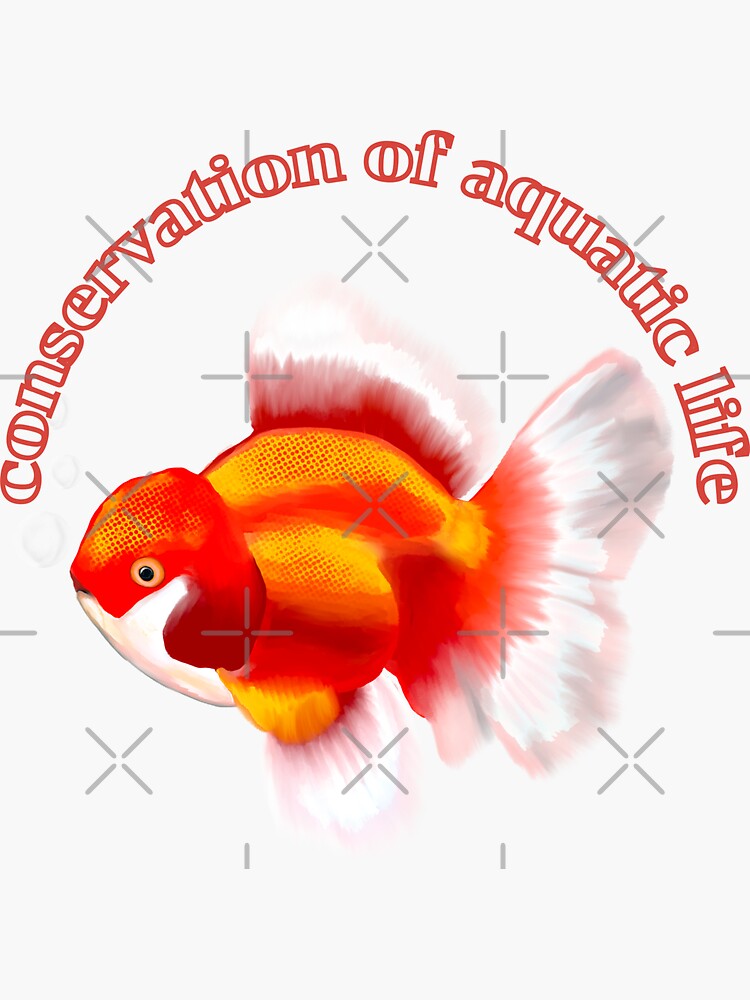 "conservation of aquatic life" Sticker for Sale by PlaMuk Redbubble