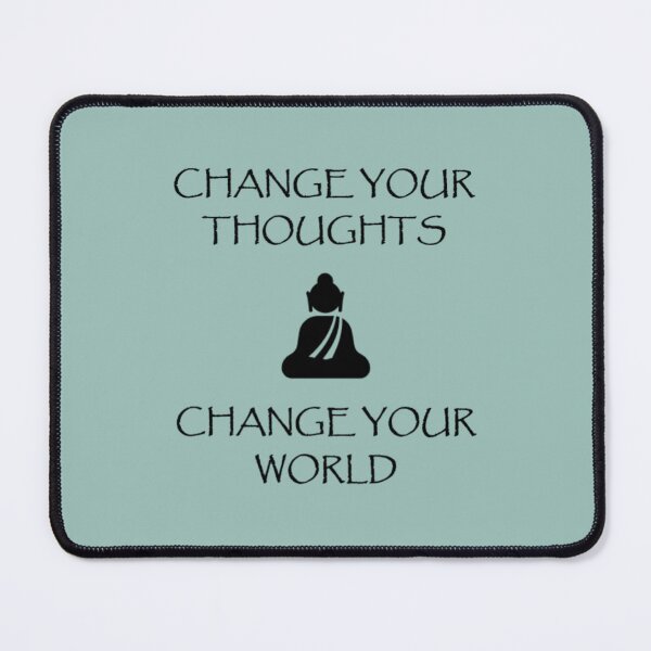 Item preview, CHANGE YOUR THOUGHTS, CHANGE YOUR WORLD | Inspirational Words designed and sold by CONTEMPORARY ART~DESIGN.