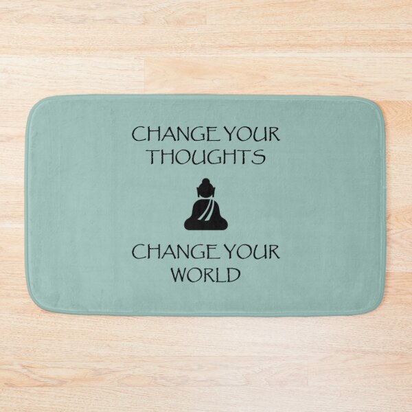 Item preview, CHANGE YOUR THOUGHTS, CHANGE YOUR WORLD | Inspirational Words designed and sold by CONTEMPORARY ART~DESIGN.