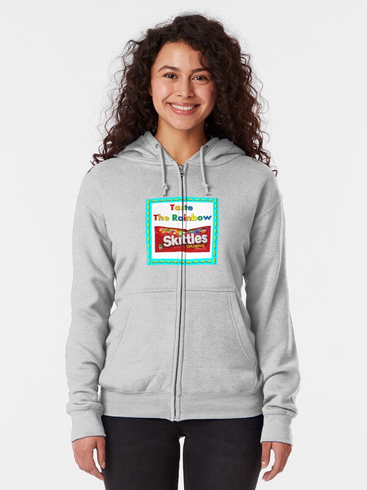 "Skittles" Zipped Hoodie by thelaststring Redbubble