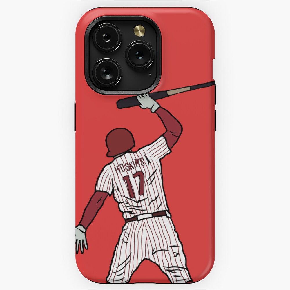 Rhys Hoskins Bat Slam Fitted T-Shirt for Sale by RatTrapTees