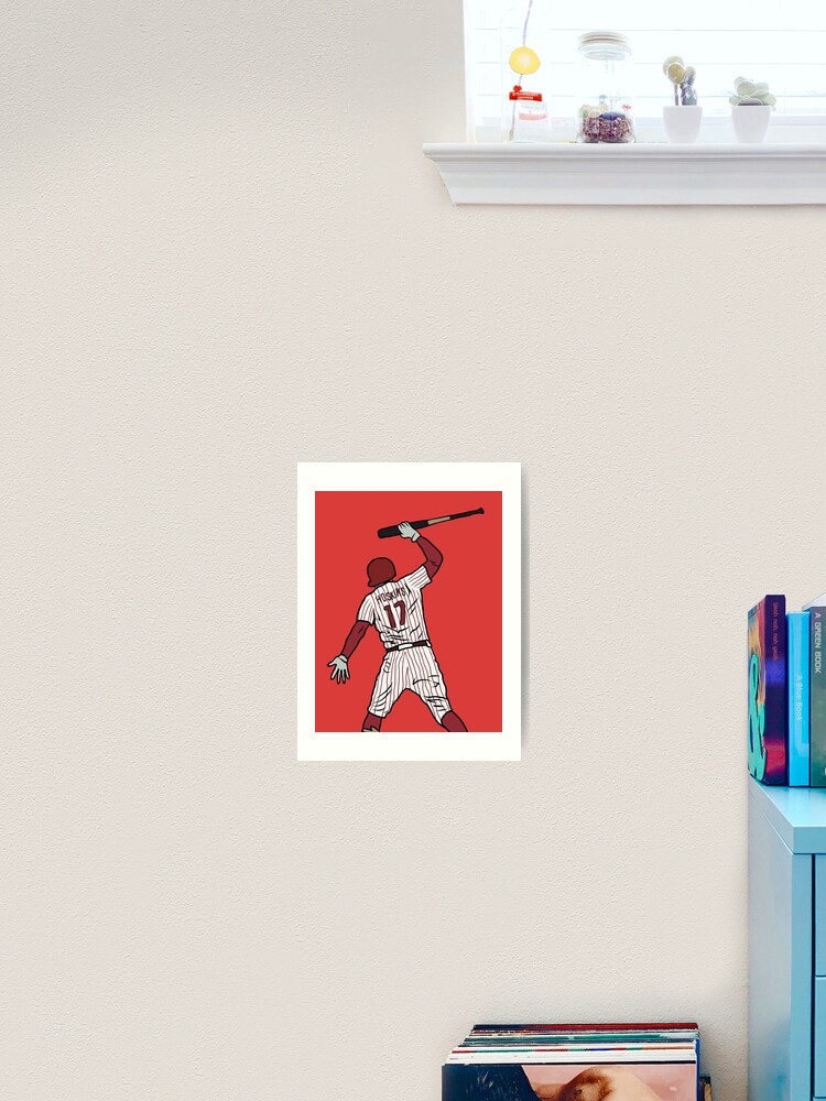 Rhys Hoskins Bat Slam Poster for Sale by RatTrapTees