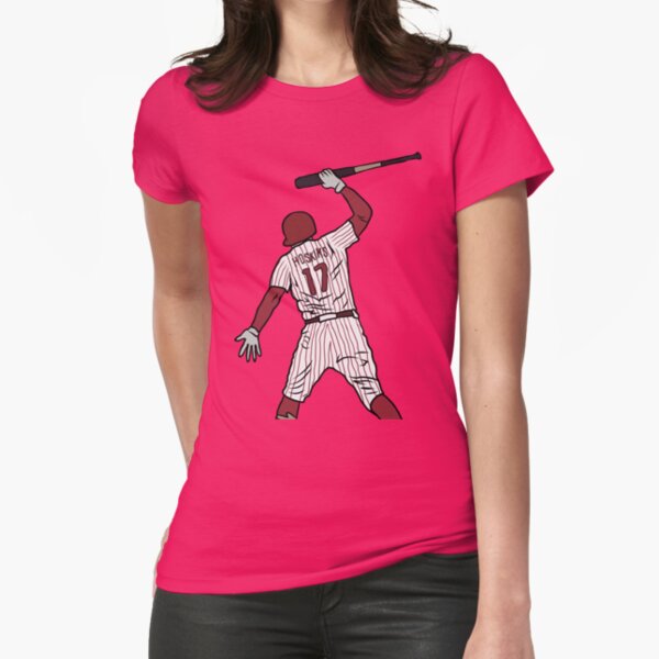 Trea Turner: Philly Trea, Women's V-Neck T-Shirt / Red / Medium - MLB - Red - Sports Fan Gear | breakingt