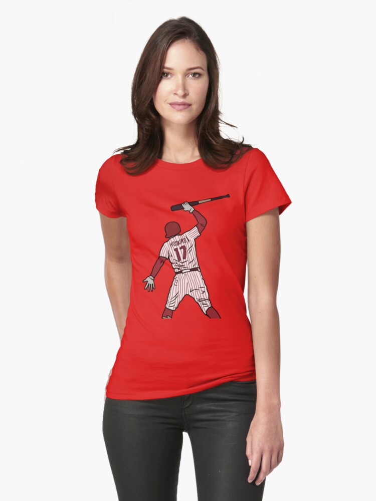 Trea Turner: Philly Trea, Women's V-Neck T-Shirt / Red / Medium - MLB - Red - Sports Fan Gear | breakingt