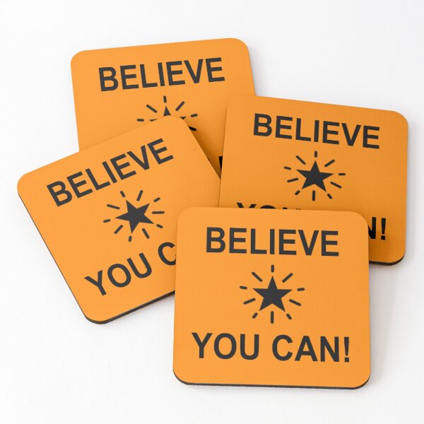 Item preview, BELIEVE YOU CAN! | Inspirational Words designed and sold by CONTEMPORARY ART~DESIGN.
