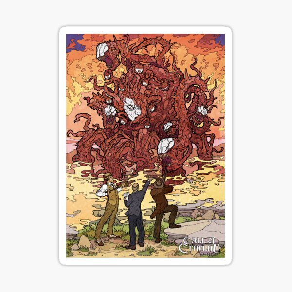The Dunwich Horror - Art by Andrey Fetisov Sticker