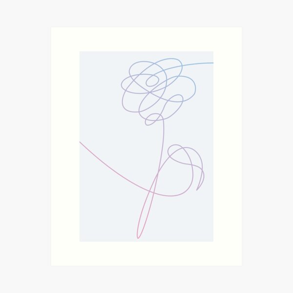 Bts Love Yourself Art Prints for Sale | Redbubble