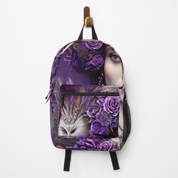 Item preview, Queen of Owls Fantasy Art and Décor designed and sold by @adorcharm Modern & Classic AI Art.