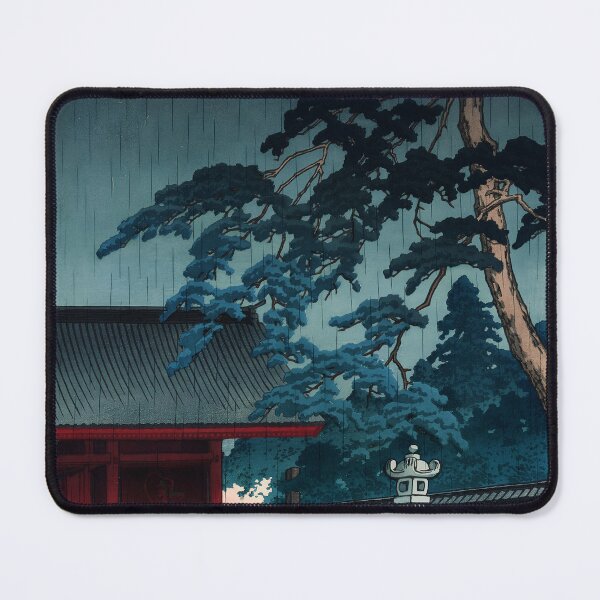 Item preview, Kawase Hasui  Spring Rain at the Gokoku Temple (Harusame Gokokuji) designed and sold by TeeARTHY.