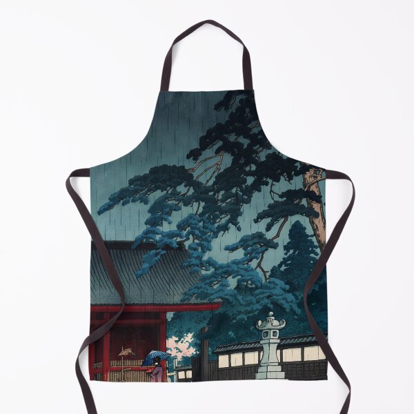 Item preview, Kawase Hasui Spring Rain at the Gokoku Temple (Harusame Gokokuji) designed and sold by TeeARTHY.