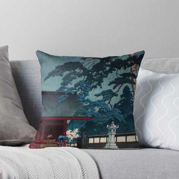 Item preview, Kawase Hasui  Spring Rain at the Gokoku Temple (Harusame Gokokuji) designed and sold by TeeARTHY.