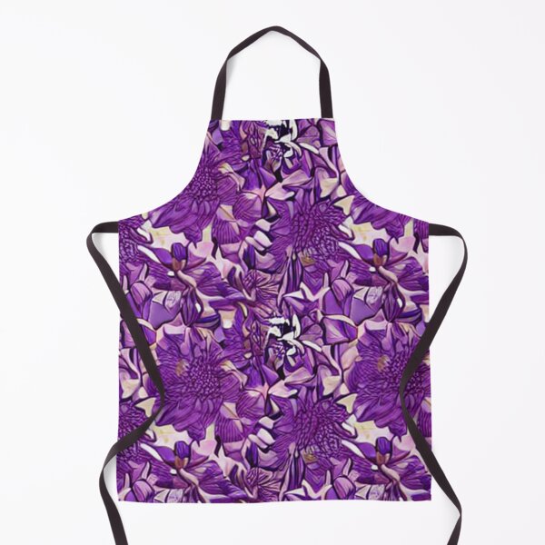 Item preview, purple flower patterns designed and sold by ArteEterno.