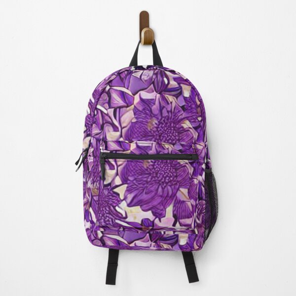 Item preview, purple flower patterns designed and sold by ArteEterno.