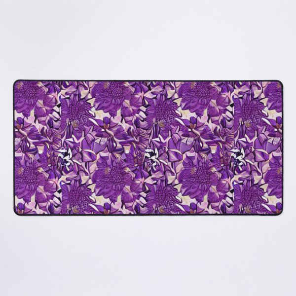 Item preview, purple flower patterns designed and sold by ArteEterno.
