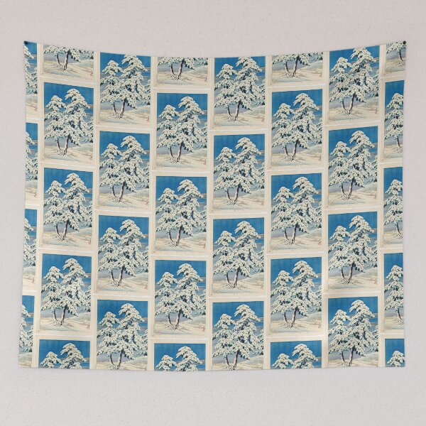 Item preview,  Kawase Hasui  Clearing After Snow In the Pines  designed and sold by TeeARTHY.