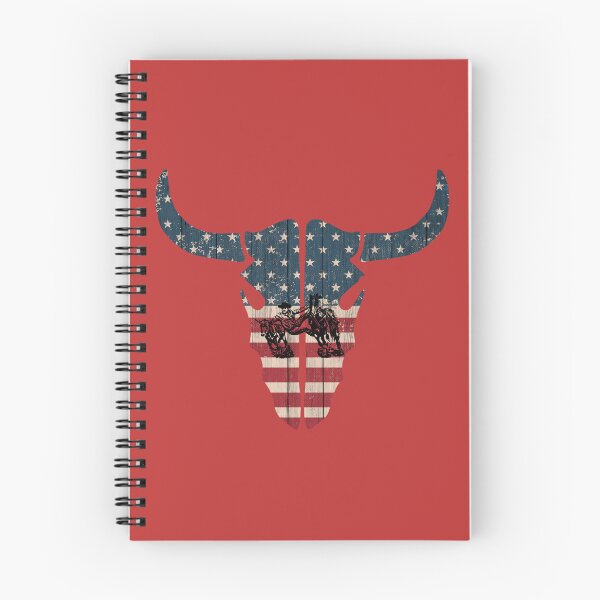 Item preview, Steer Wrestler On Steer Scull American Flag designed and sold by handsoftime2020.