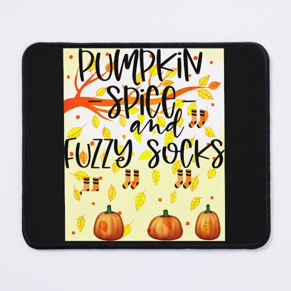 Item preview, Pumpkin spice and fuzzy socks designed and sold by mturns57.