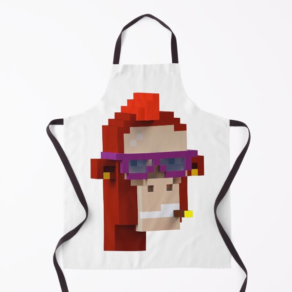 Item preview, Voxel punk ape with cigarette designed and sold by Si Pakne.