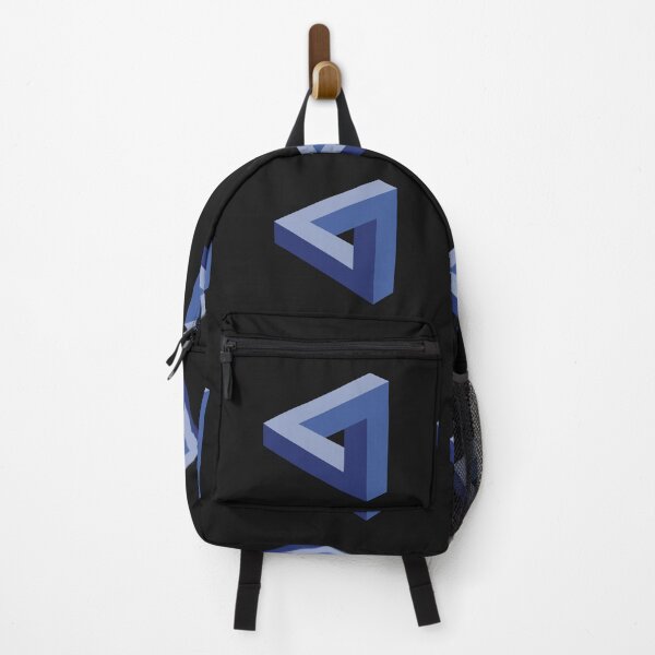 Item preview, Trickonometry Puzzle Me This Blue Triangle Illusion designed and sold by FuddalanDesigns.
