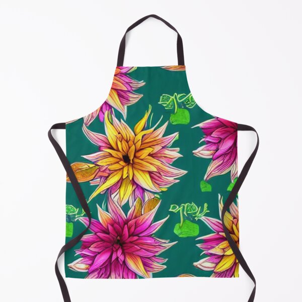Item preview, Orange and purple flower patterns designed and sold by ArteEterno.