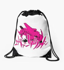Evangelion - Rosa & Schwarz Rucksackbeutel