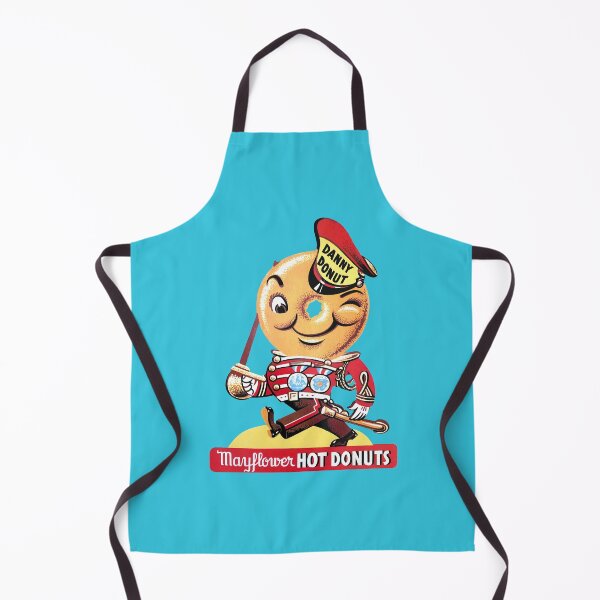 Item preview, 1937 Danny Donut Mayflower Hot Donuts Mascot with Logotype designed and sold by KaKreationsUS.