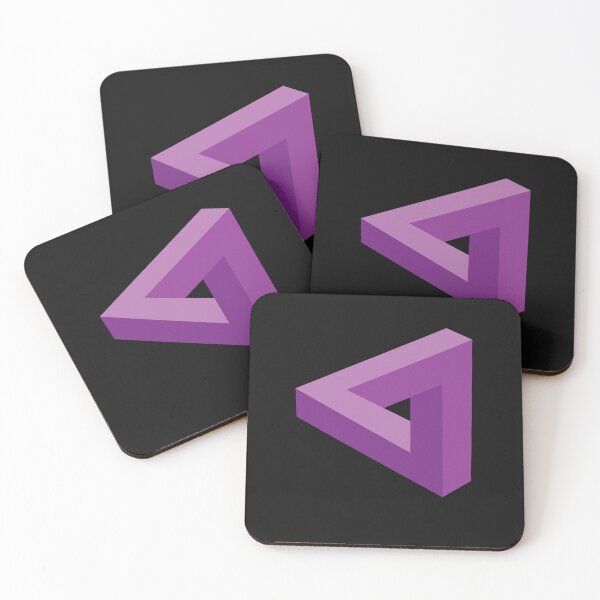 Item preview, Trickonometry Puzzle Me This Purple Triangle Illusion designed and sold by FuddalanDesigns.