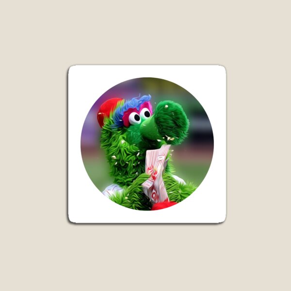 Philadelphia Phillies Phillie Phanatic Cartoon Type Mascot Die-Cut MAGNET