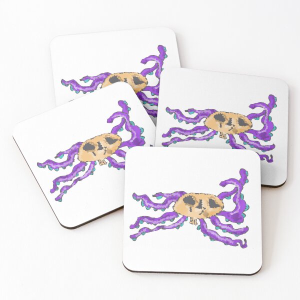 Item preview, Skull octopus pixel design  designed and sold by Coffeemerc117.