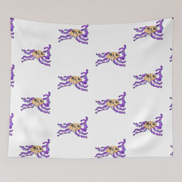 Item preview, Skull octopus pixel design  designed and sold by Coffeemerc117.