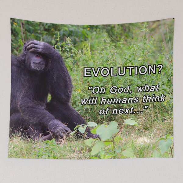 Item preview, ANIMALS #97 - Monkey Parody of Evolution designed and sold by DEL-Productions.