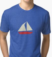 Sailboat Tri-blend T-Shirt
