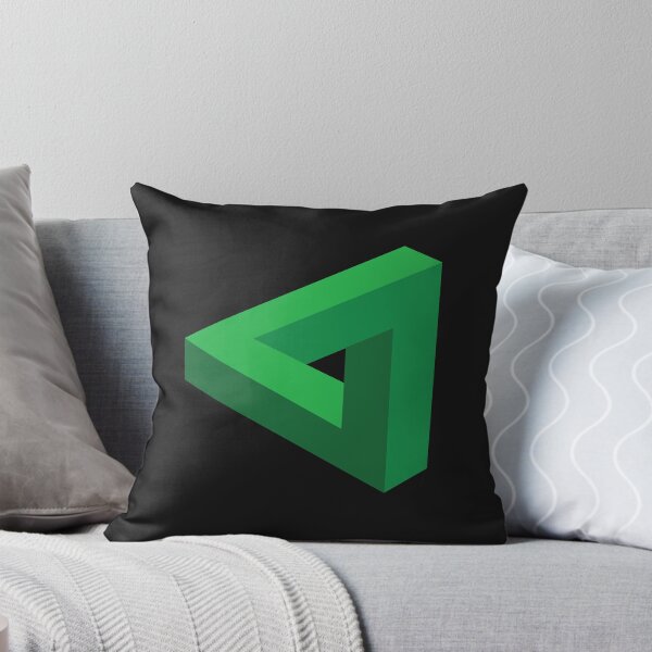 Item preview, Trickonometry Puzzle Me This Green Triangle Illusion designed and sold by FuddalanDesigns.
