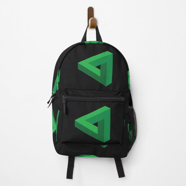 Item preview, Trickonometry Puzzle Me This Green Triangle Illusion designed and sold by FuddalanDesigns.