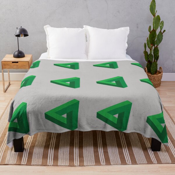 Item preview, Trickonometry Puzzle Me This Green Triangle Illusion designed and sold by FuddalanDesigns.