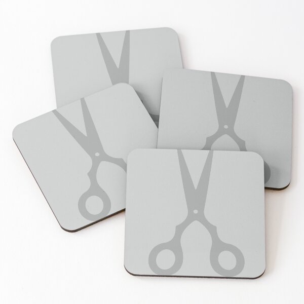 Item preview, Grey / Silver Scissors (barber shop) designed and sold by XOOXOO.