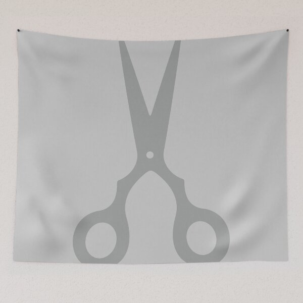 Item preview, Grey / Silver Scissors (barber shop) designed and sold by XOOXOO.