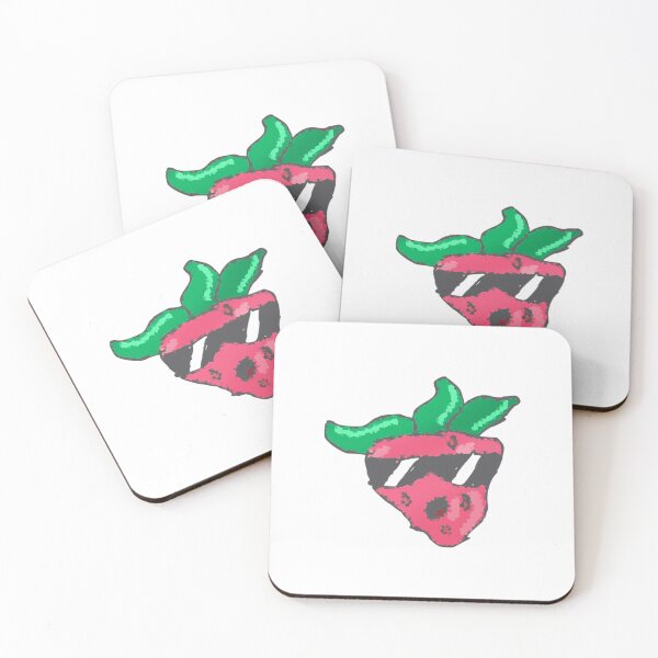 Item preview, Strawberry Pixel design  designed and sold by Coffeemerc117.