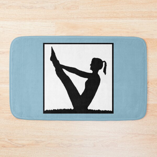 Item preview, FORWARD FULL BOAT POSE | Yoga Art~Design (white box) designed and sold by CONTEMPORARY ART~DESIGN.
