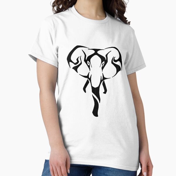Elephant (Black) Classic T-Shirt