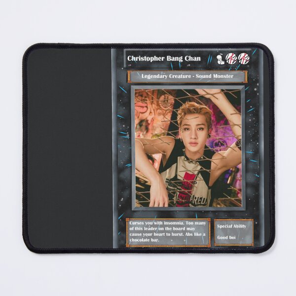 Item preview, Bang Chan playable card designed and sold by PurrfectPixels.