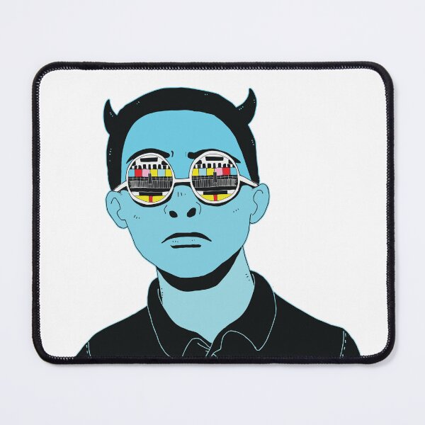 Item preview, Offline TV Blue Man designed and sold by chillaxcats.