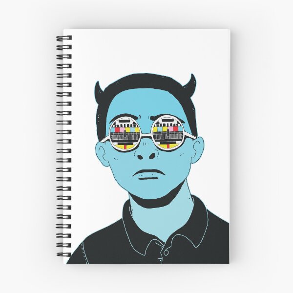 Item preview, Offline TV Blue Man designed and sold by chillaxcats.