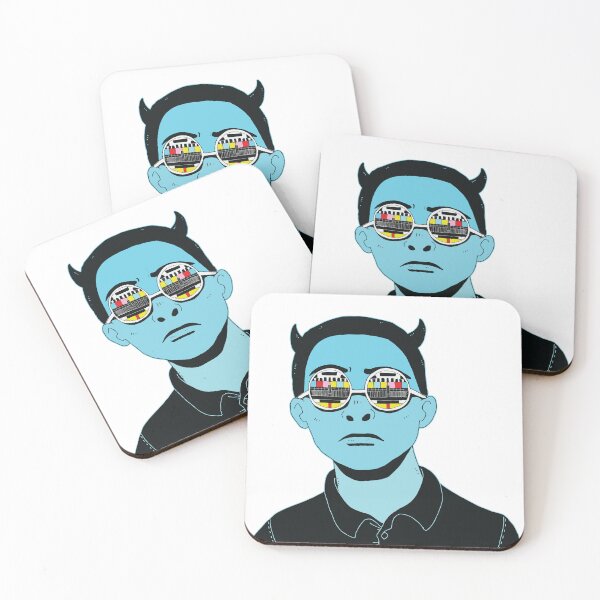Item preview, Offline TV Blue Man designed and sold by chillaxcats.