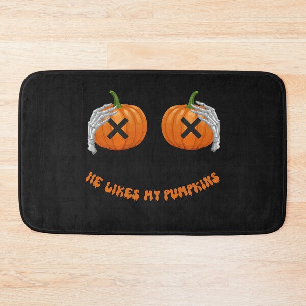 Item preview, He likes my pumpkins - matching pair designed and sold by cutenevil.
