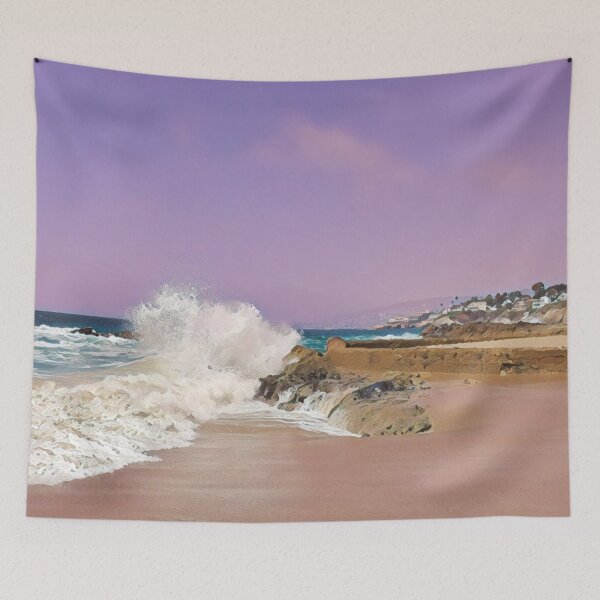 Item preview, Victoria Beach Sherbet Skies - Ocean Photography designed and sold by MistyMorningsOR.