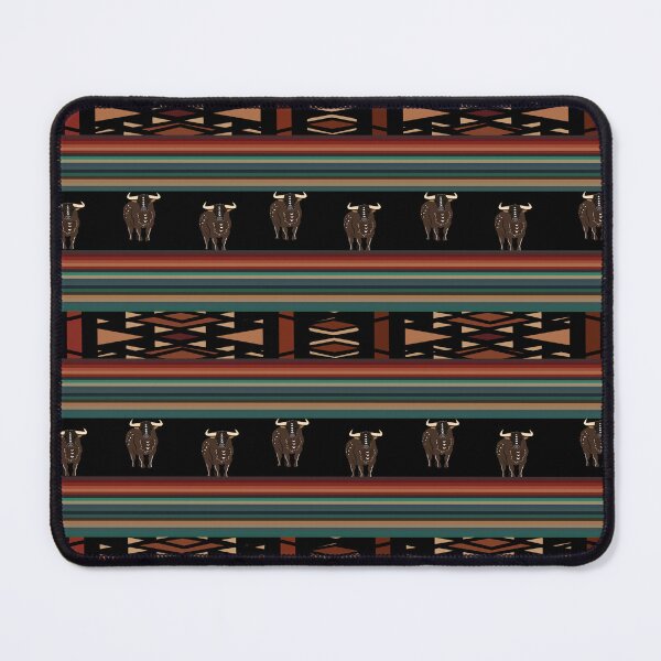 Item preview, Southwestern Pattern With Bulls designed and sold by handsoftime2020.