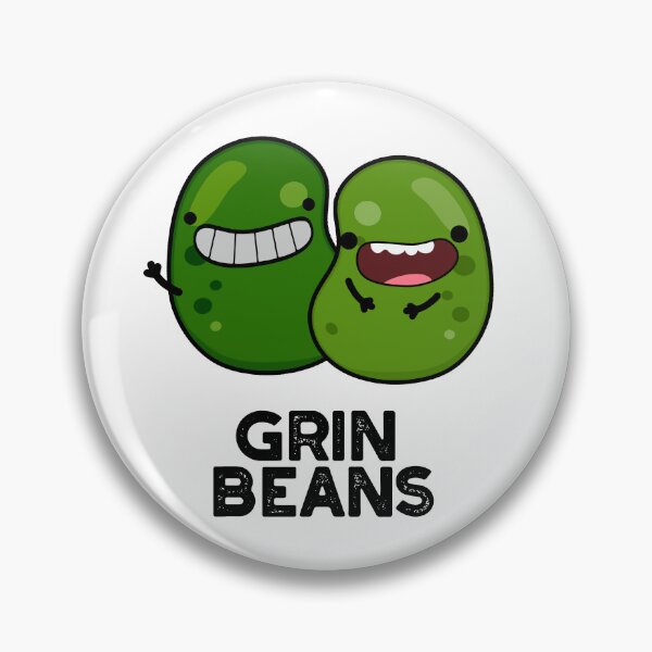 Item preview, Grin Beans Smiley Funny Bean Puns  designed and sold by punnybone.