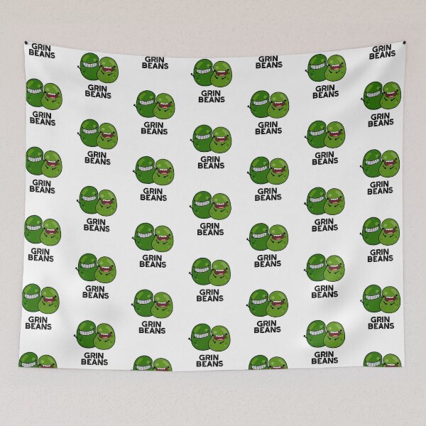 Item preview, Grin Beans Smiley Funny Bean Puns  designed and sold by punnybone.