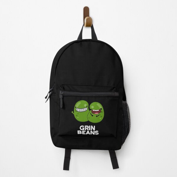 Item preview, Grin Beans Smiley Funny Bean Puns (Dark BG) designed and sold by punnybone.